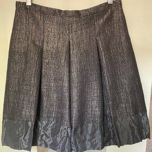 Nicole Miller Collection Shimmer Black Skirt